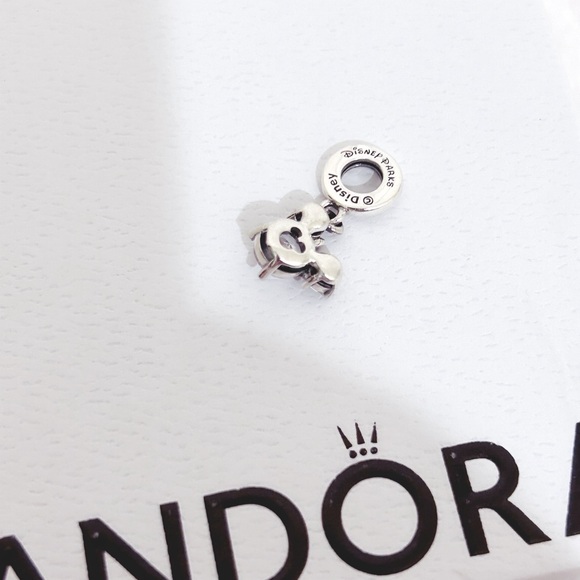 PANDORA Disney Minnie Mouse Silhouette Christmas Dangle Charm w/box - Picture 7 of 10